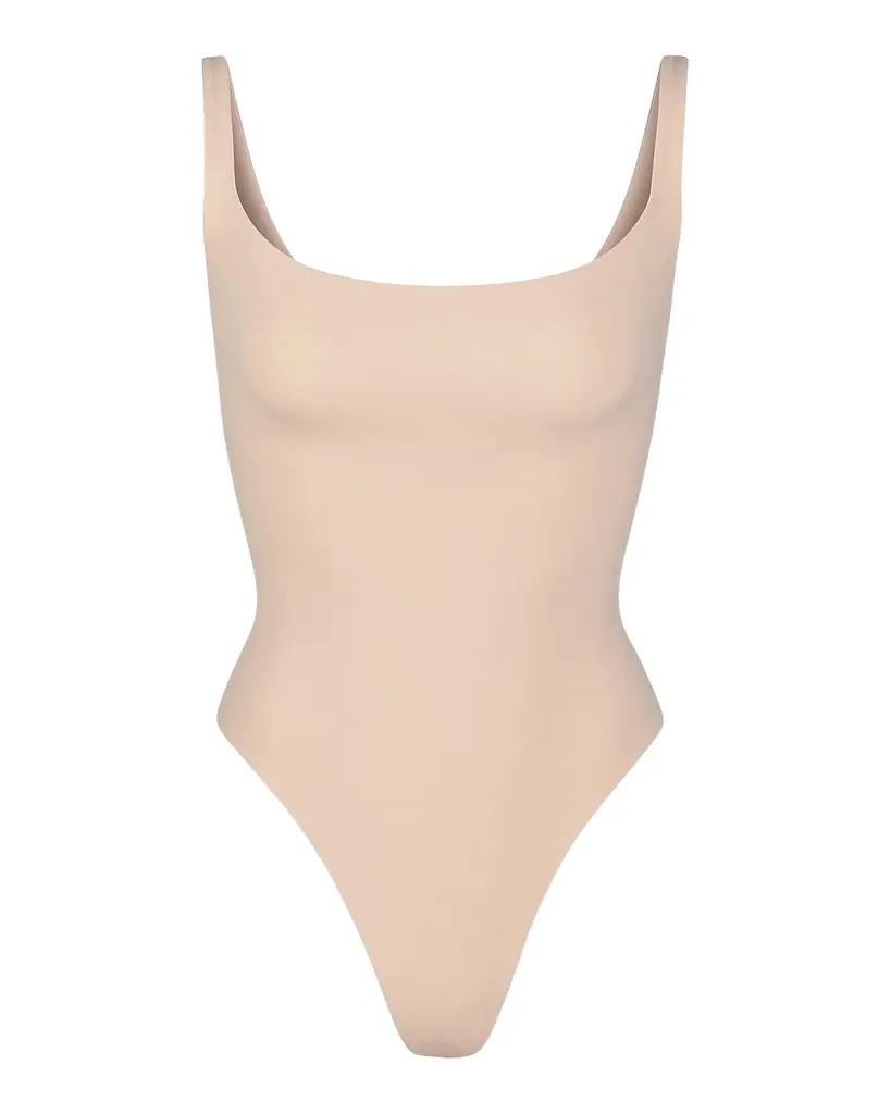 SKIMS Fits Everybody Square-Neck Bodysuit