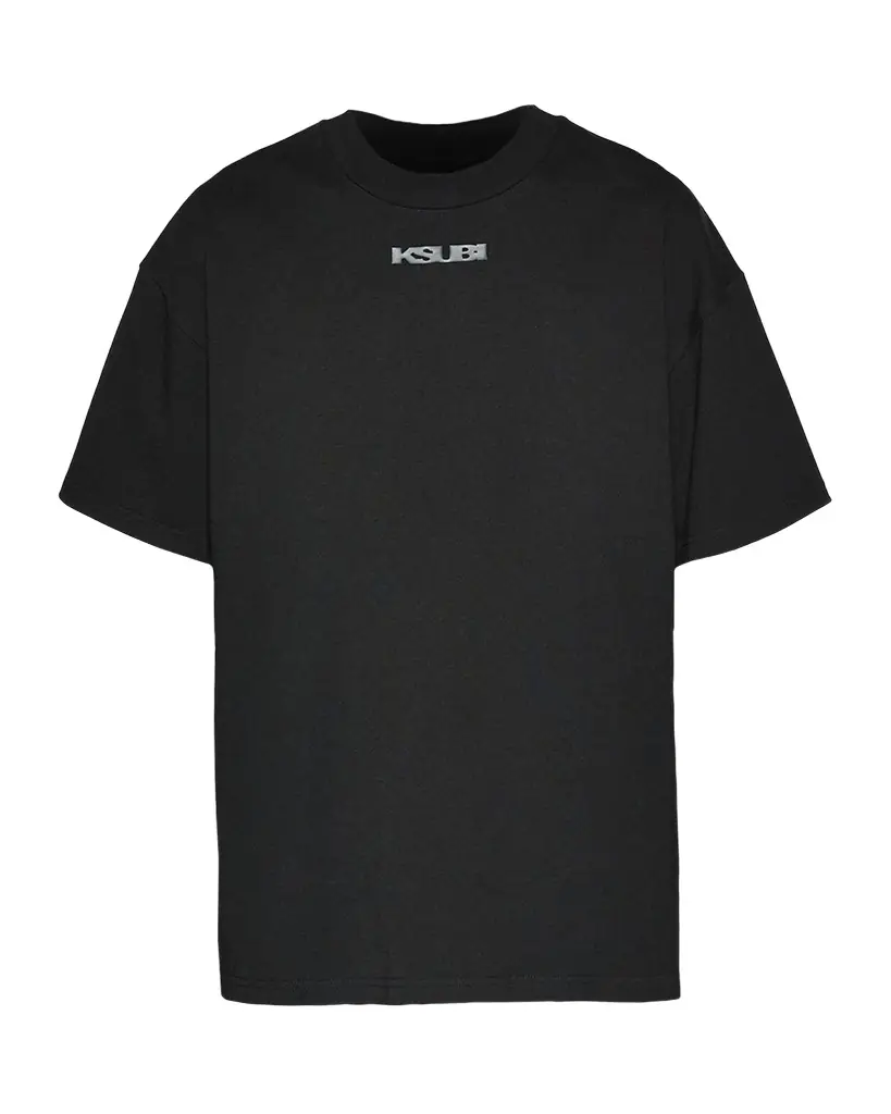 Ksubi Men 's Sott Ekcess Logo Oversized Crewneck T-Shirt