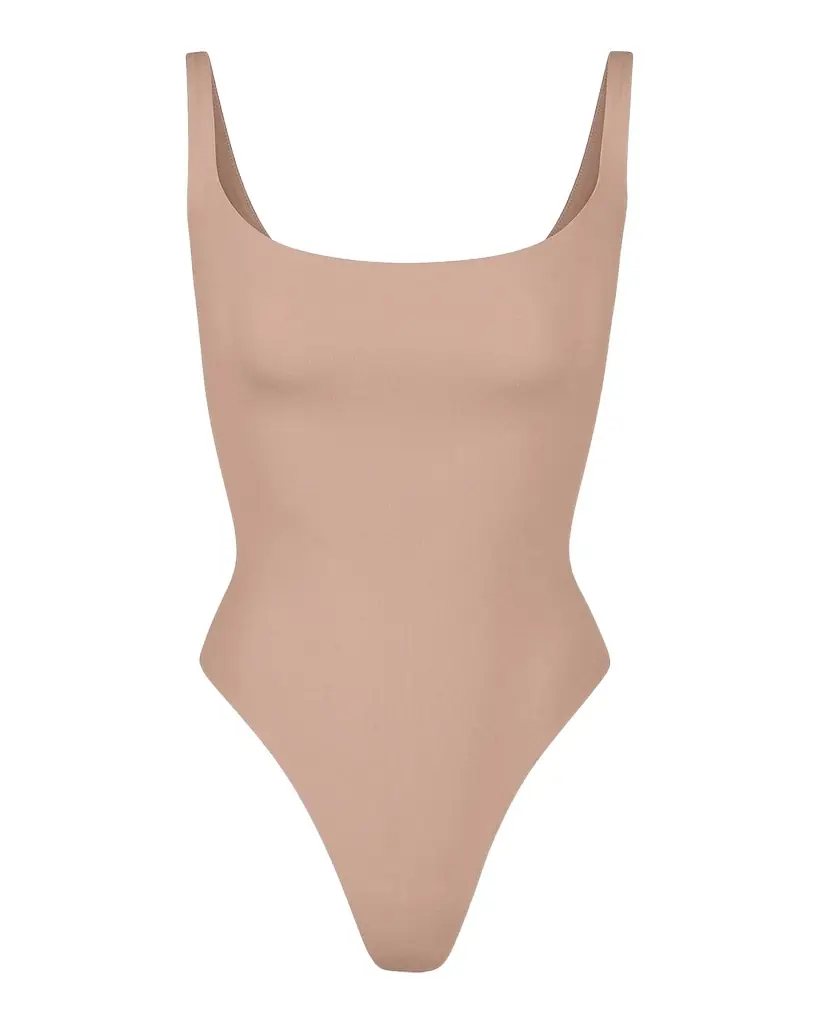 SKIMS Fits Everybody Square-Neck Bodysuit