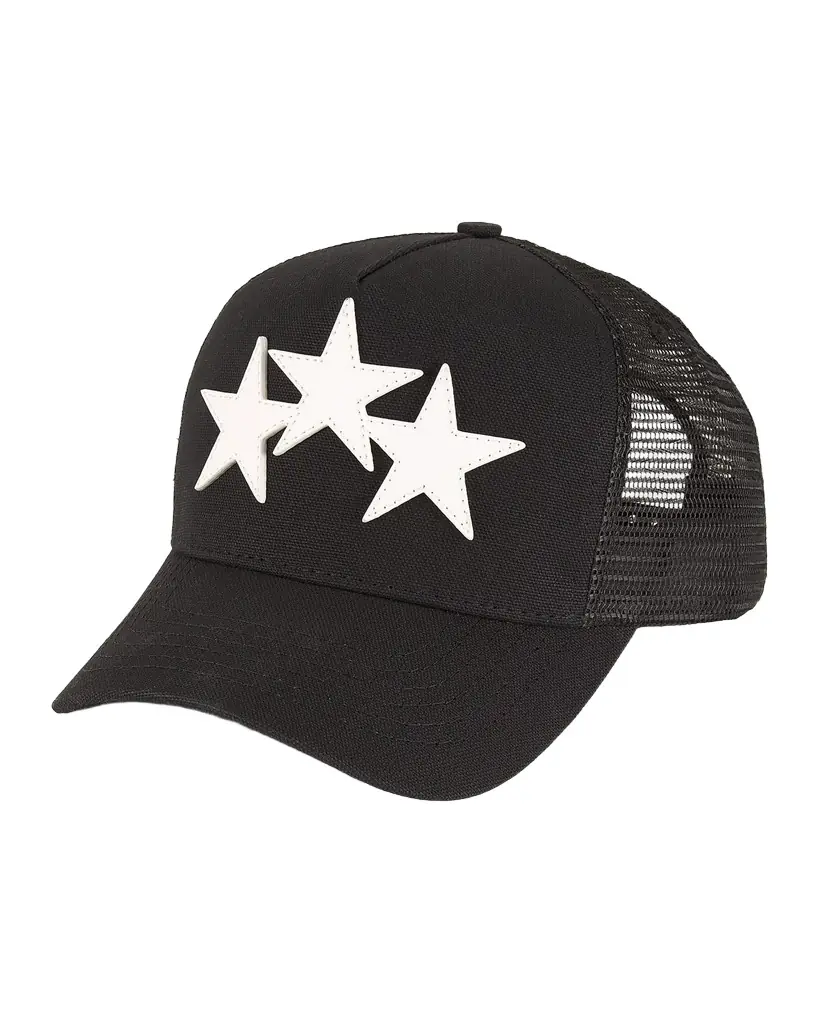 Amiri Men 's 3-Star Trucker Hat