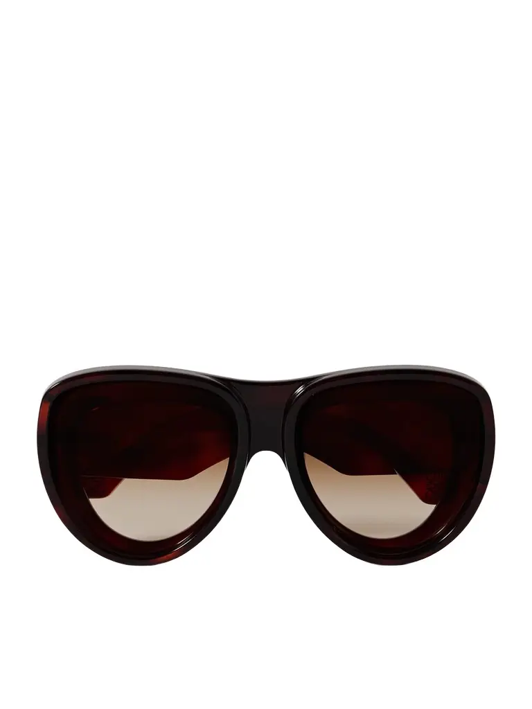 Loewe Paula's Ibiza Havana Aviator-Style Acetate Sunglasses - Men