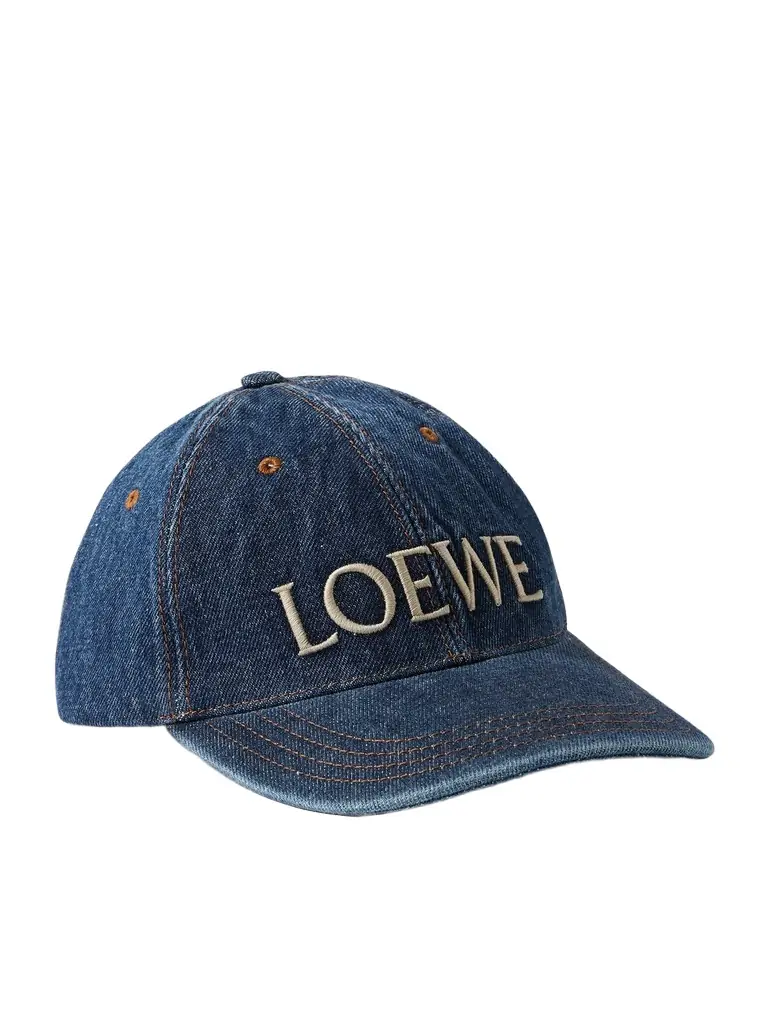 Loewe Paula's Ibiza Appliquéd Logo-Embroidered Denim Baseball Cap - Men