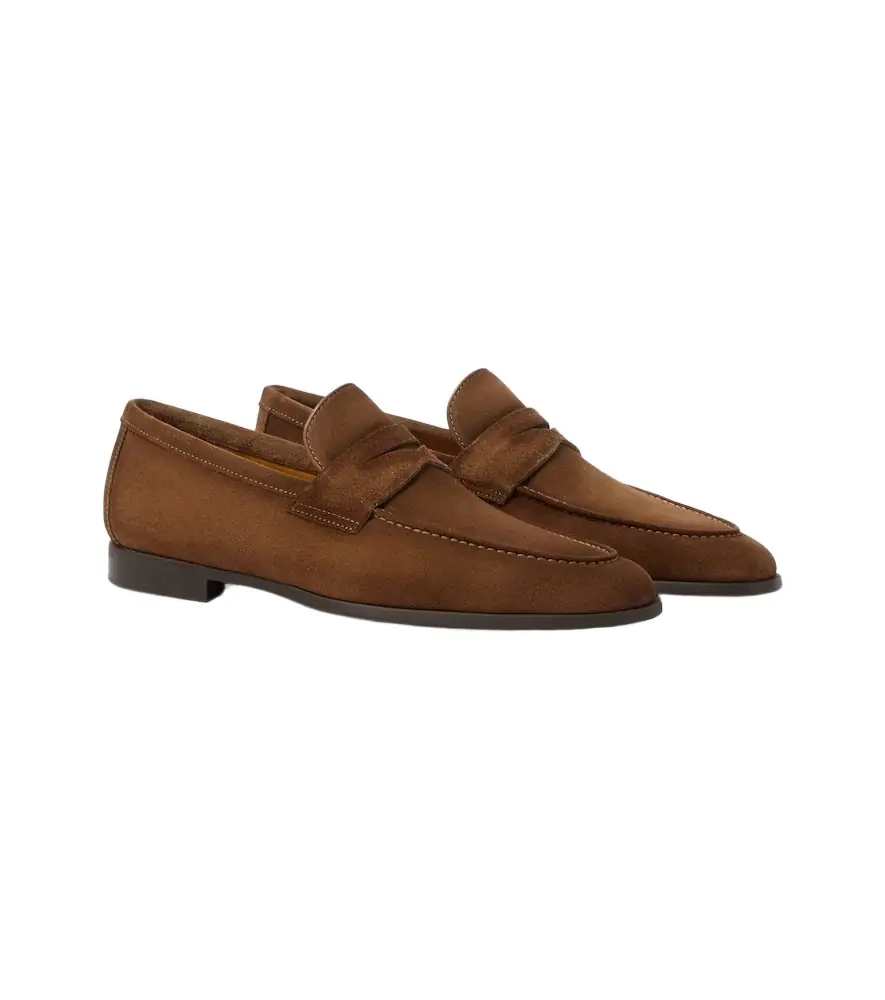 Magnanni Diezma II suede penny loafers
