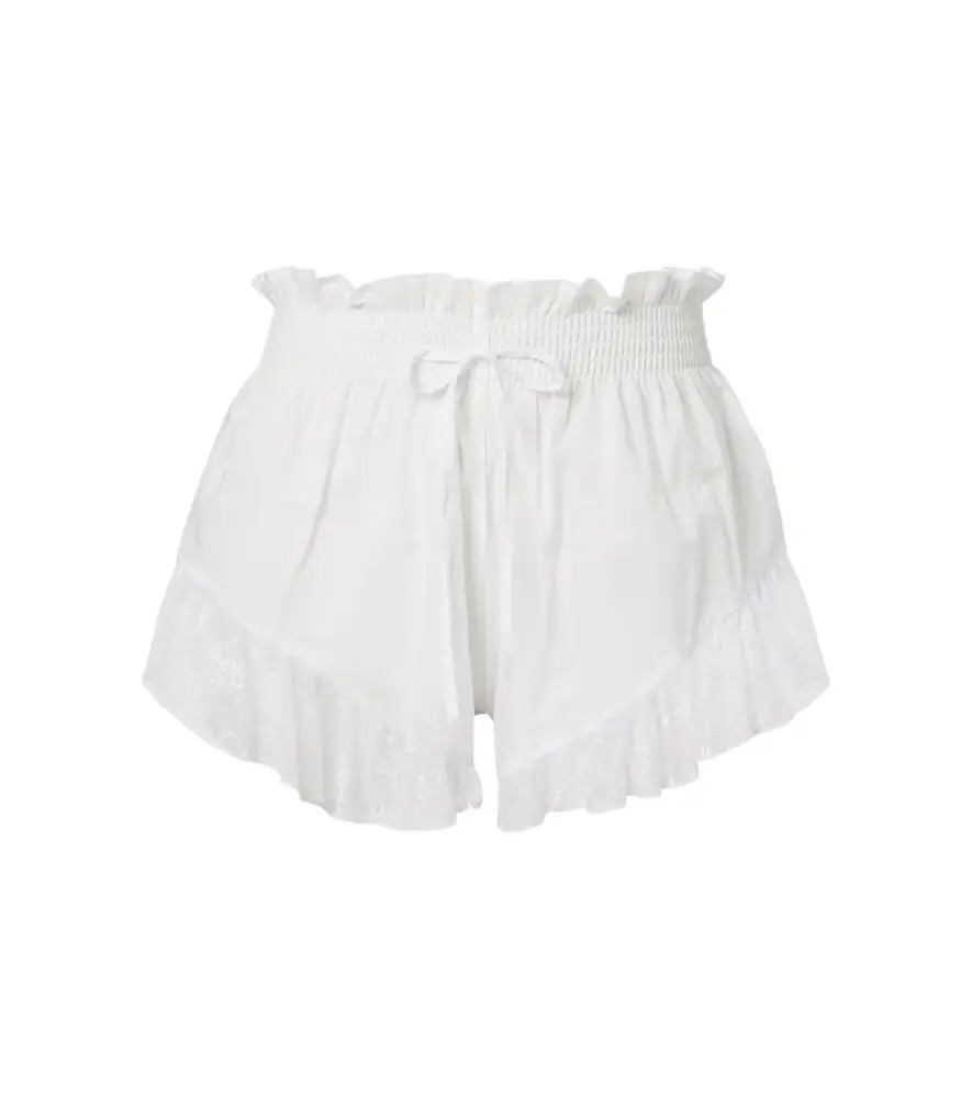 Montce Lace-trimmed cotton shorts