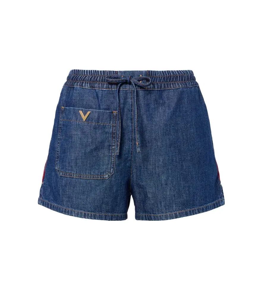 Valentino VGold denim shorts