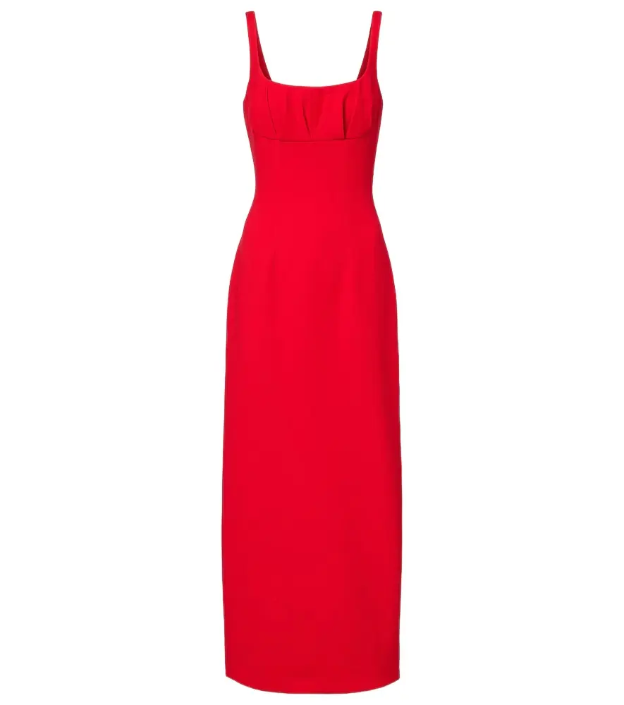 Emilia Wickstead Jianna wool crêpe maxi dress