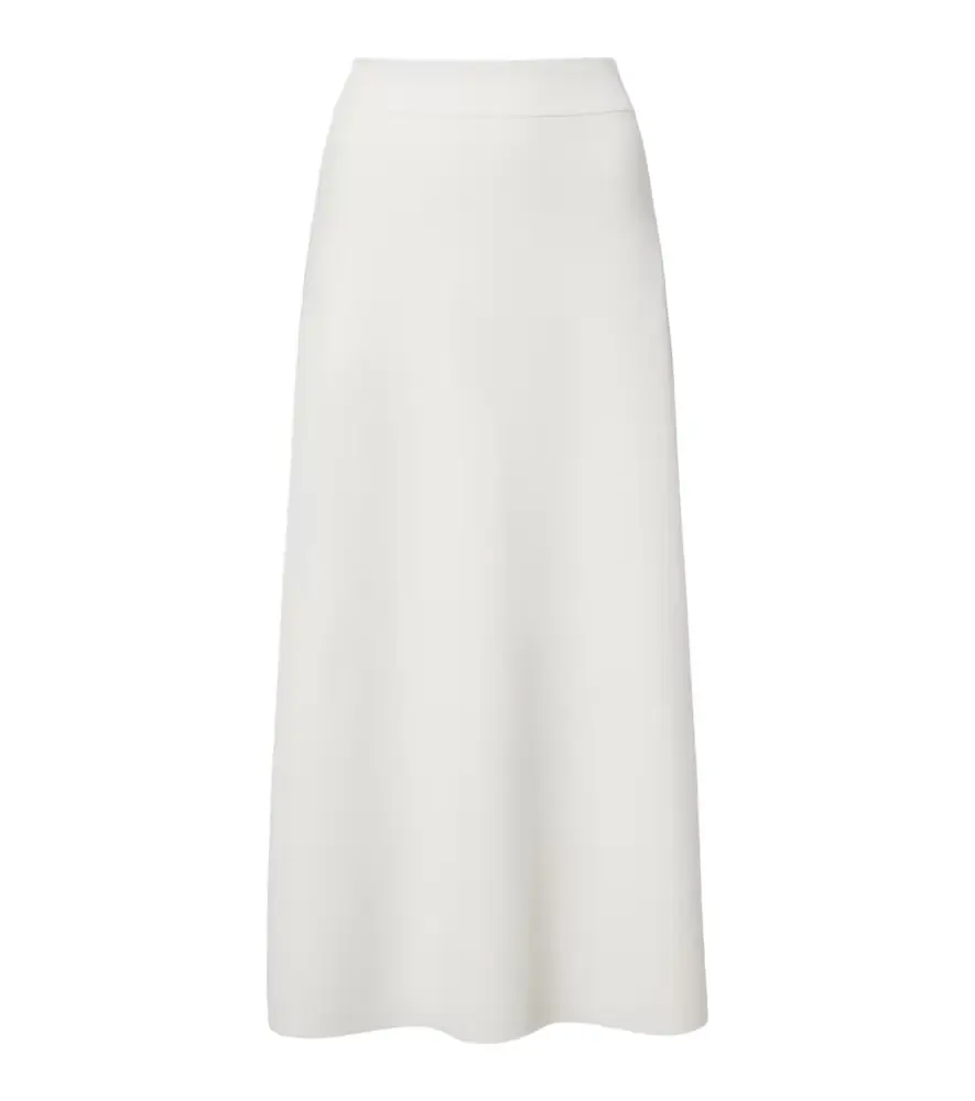 Max Mara Crêpe midi skirt