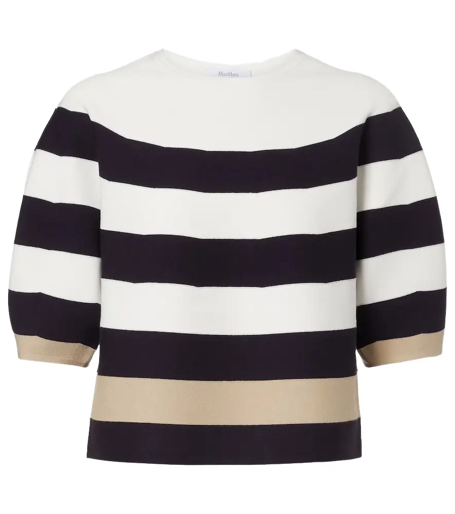 Max Mara Striped knitted sweater
