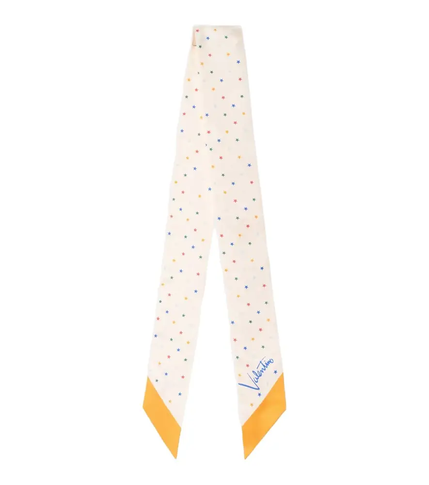 Valentino Starry silk scarf