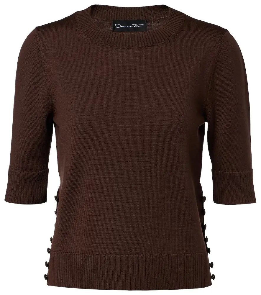 Oscar de la Renta Virgin wool sweater