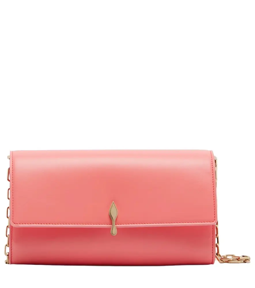 Christian Louboutin Bettina Small leather wallet on chain