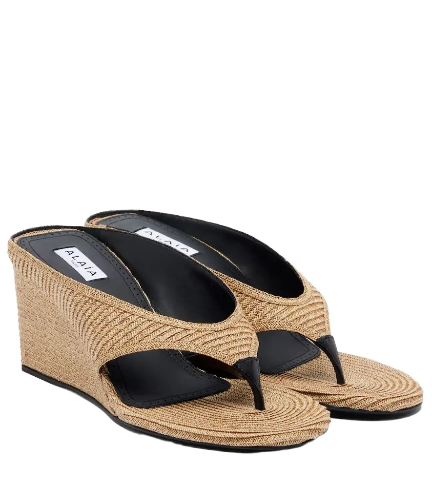 Alaia Alaïa Cube wedge sandals - Women's Shoes