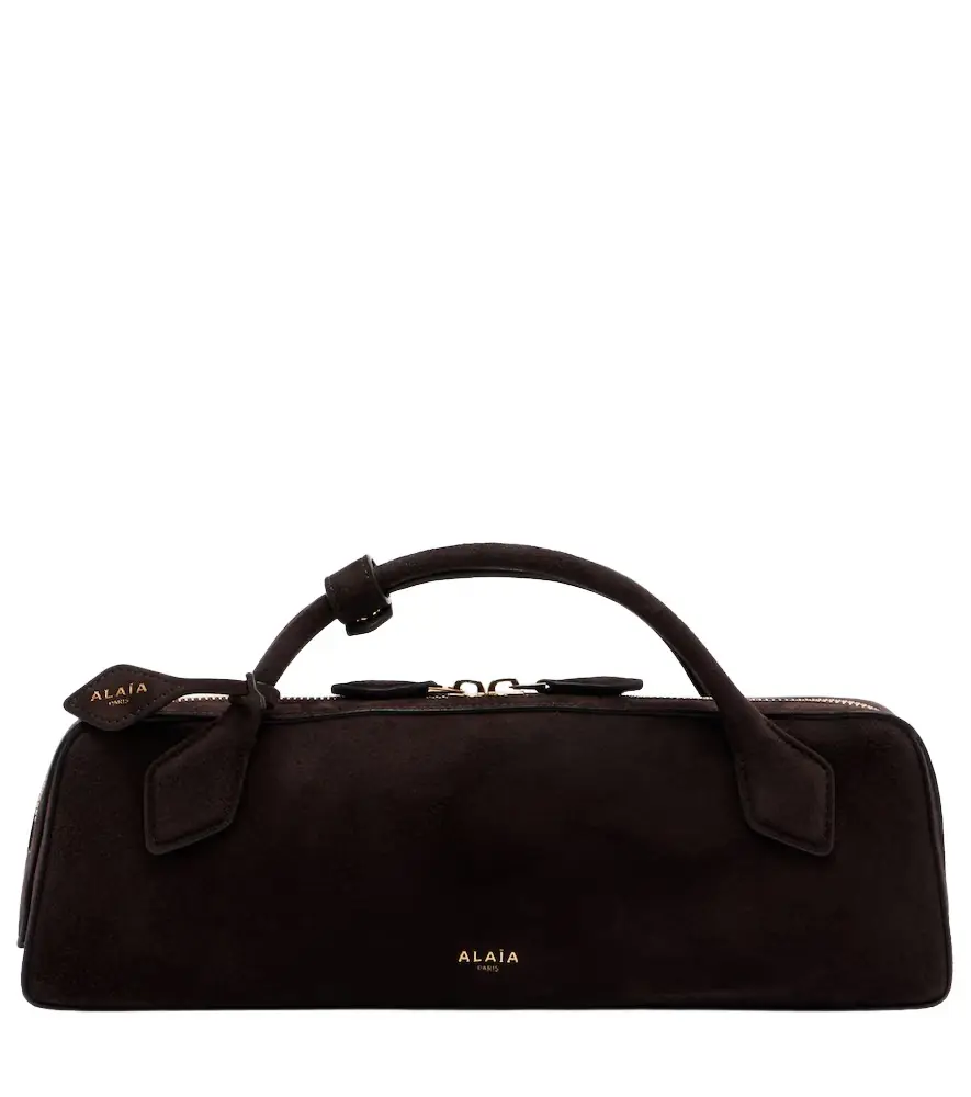 Alaia Alaïa Le Teckel Small suede clutch