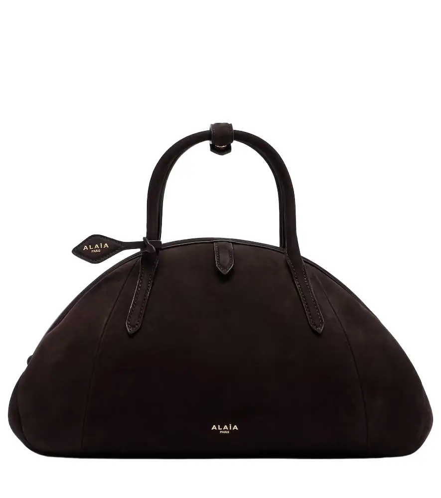 Alaia Alaïa Purse Small suede top-handle bag
