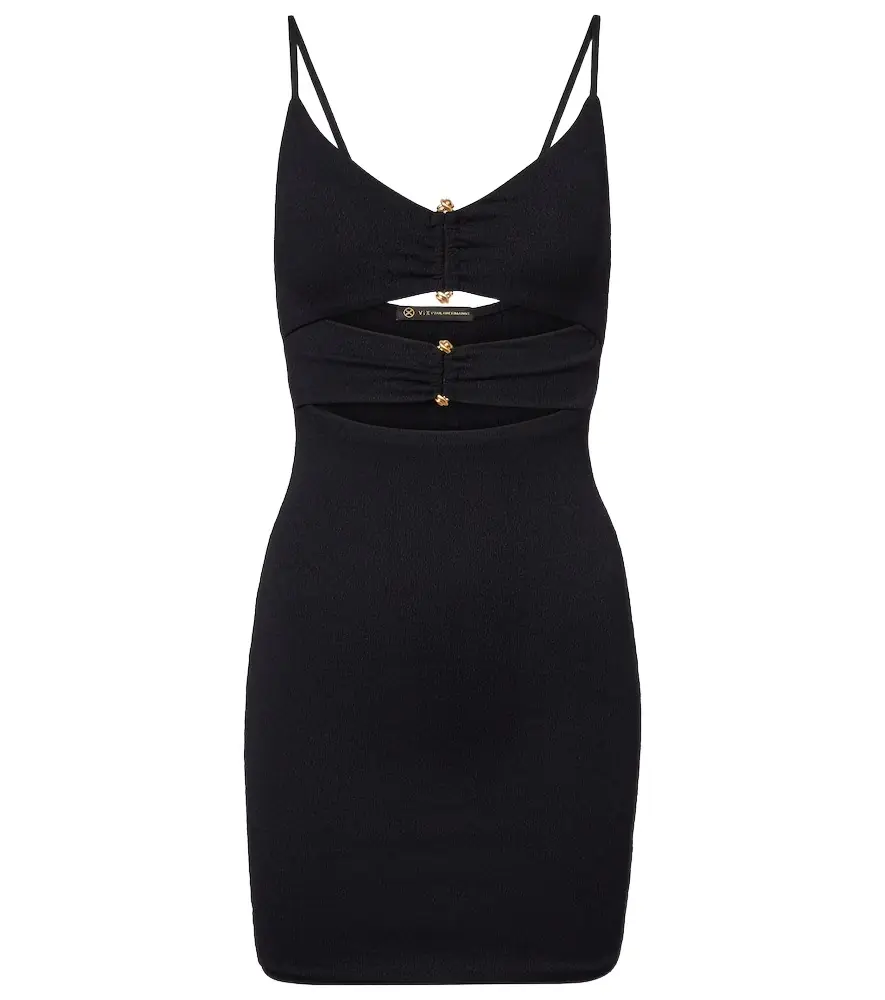 ViX Paula Hermanny Nika cutout embellished minidress