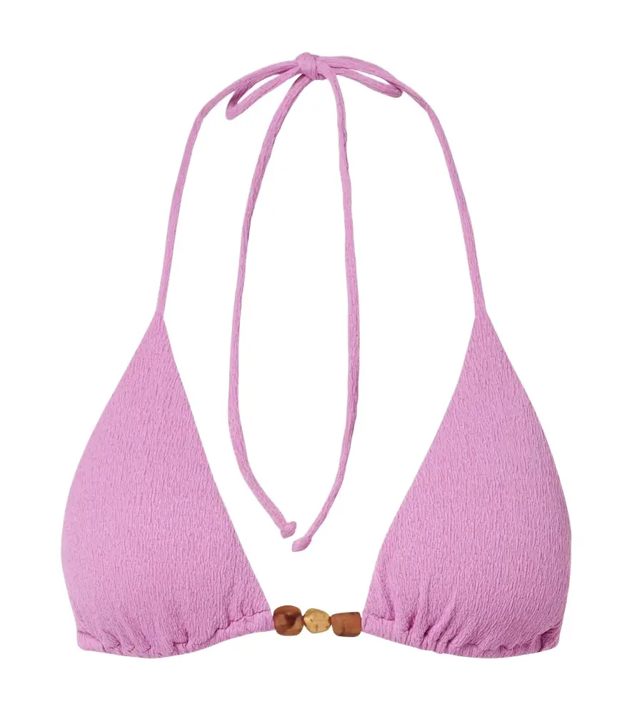 ViX Paula Hermanny Firenze Kiana beaded bikini top