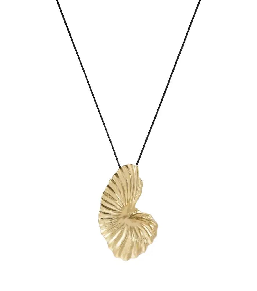 Ysso Birth of Venus gold-plated pendant necklace