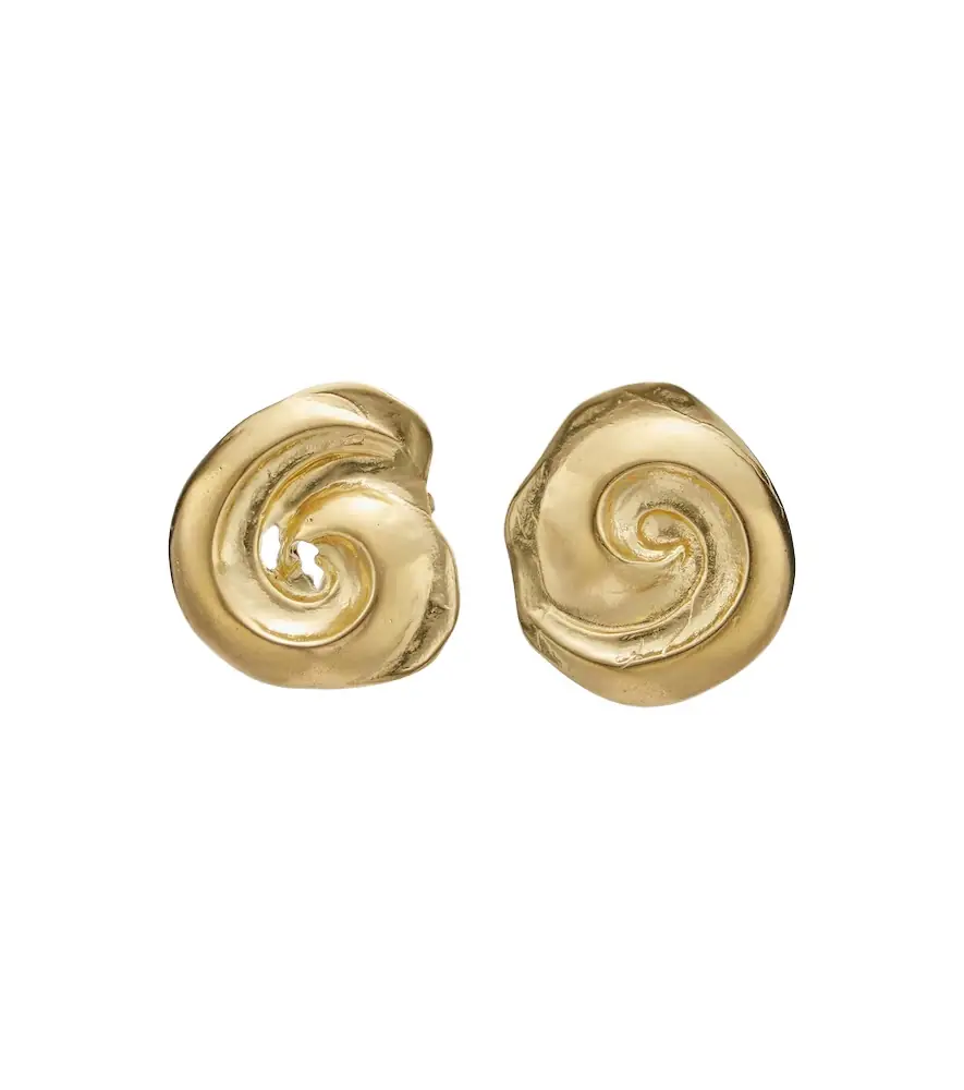 Ysso Cote 24kt gold-plated earrings