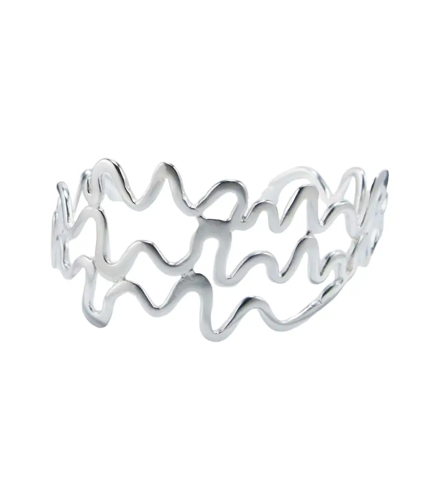 Ysso Shore silver-plated cuff bracelet