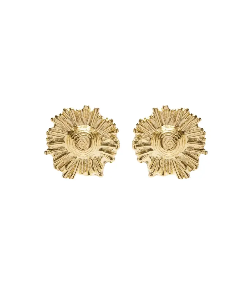 Ysso Ilios 24kt gold-plated earrings