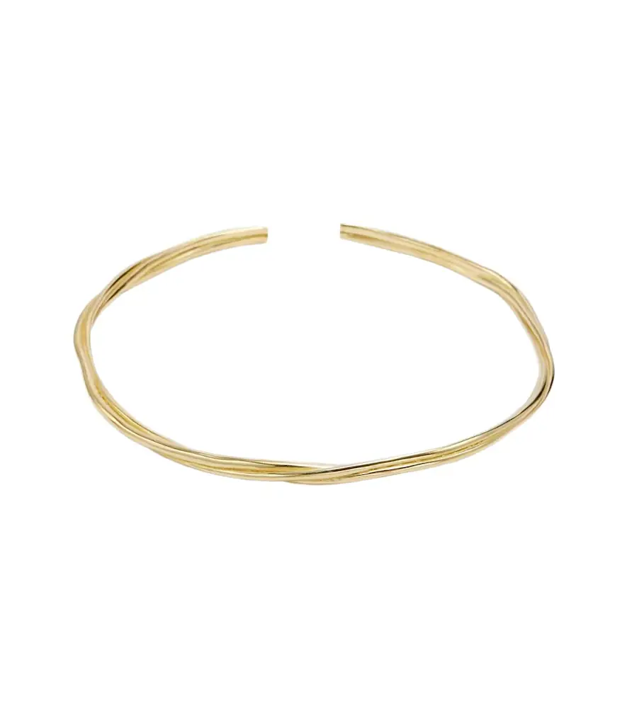 Ysso Lydia 24kt gold-plated choker