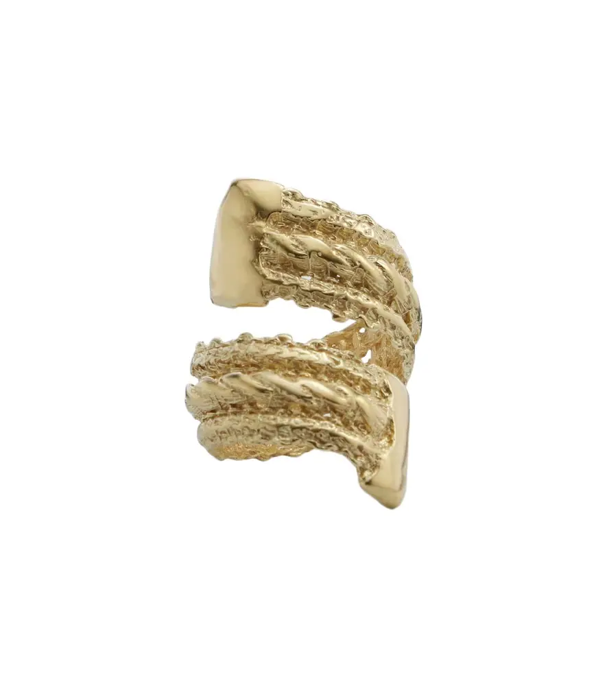Ysso Aella 24kt gold-plated ring