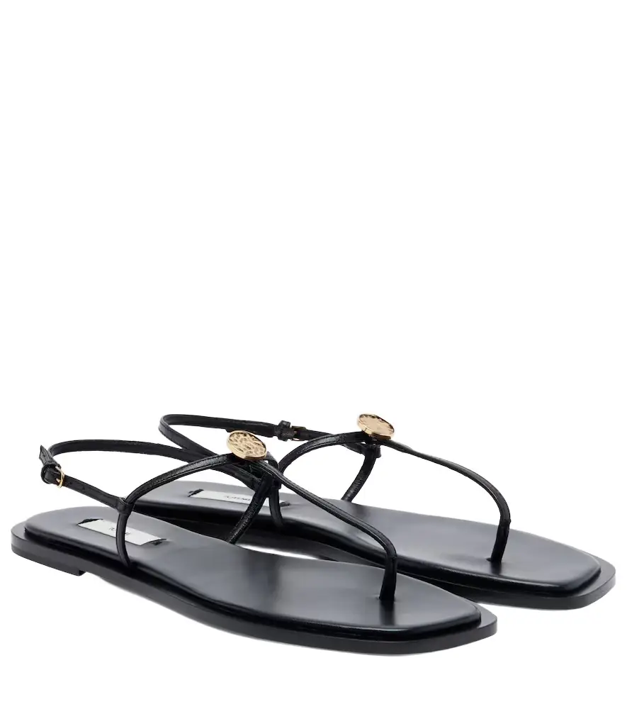 Toteme Leather thong sandals