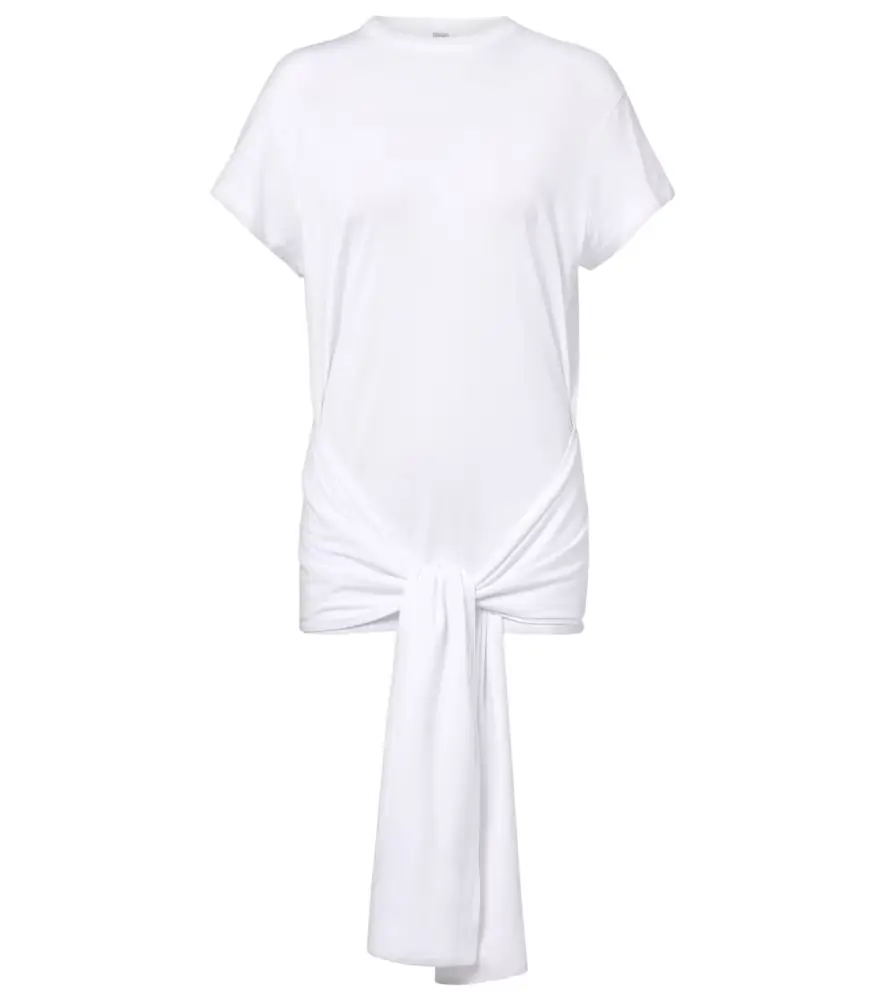 Toteme Tie-waist jersey top