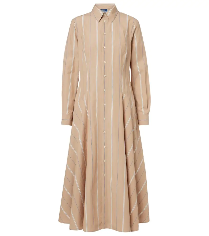 Polo Ralph Lauren Striped cotton shirt dress