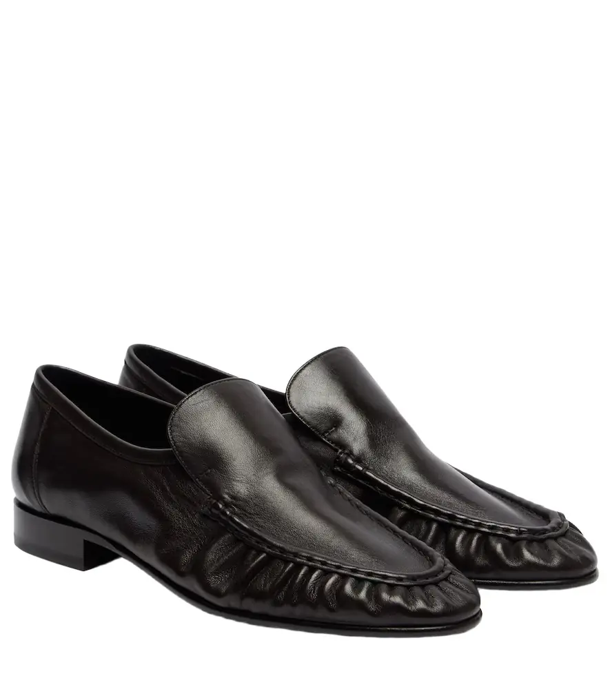 The Row Soft leather loafers