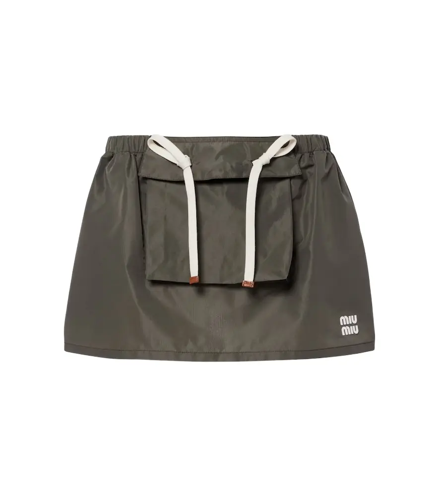 Miu Miu Technical miniskirt