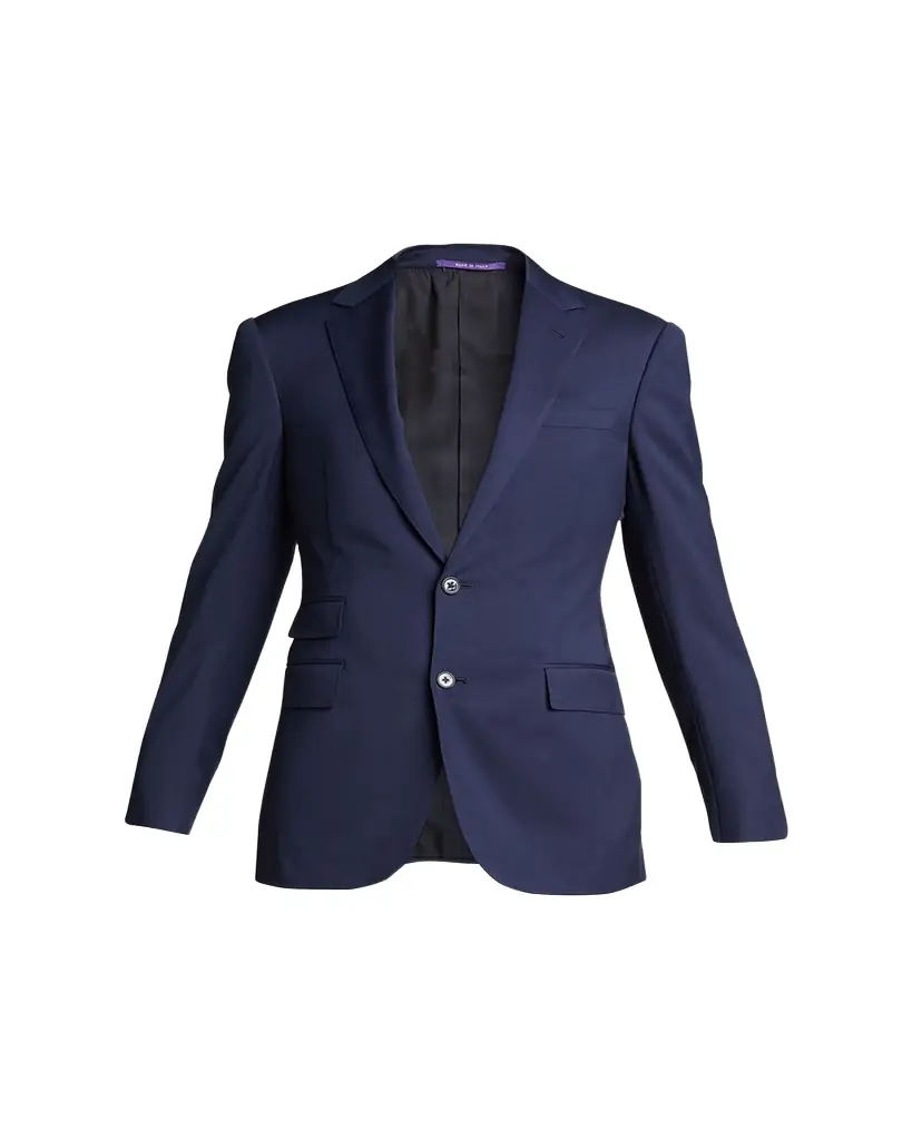 Ralph Lauren Purple Label Men's Gregory Hand-Tailored Wool Serge Blazer