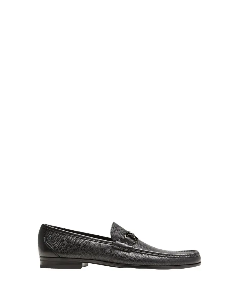 Ferragamo Men's Grandioso Grained Calfskin Gancini Loafer