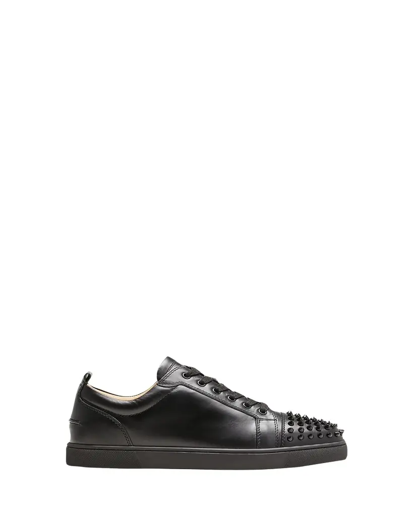 Christian Louboutin Men's Louis Junior Spiked Low-Top Sneakers