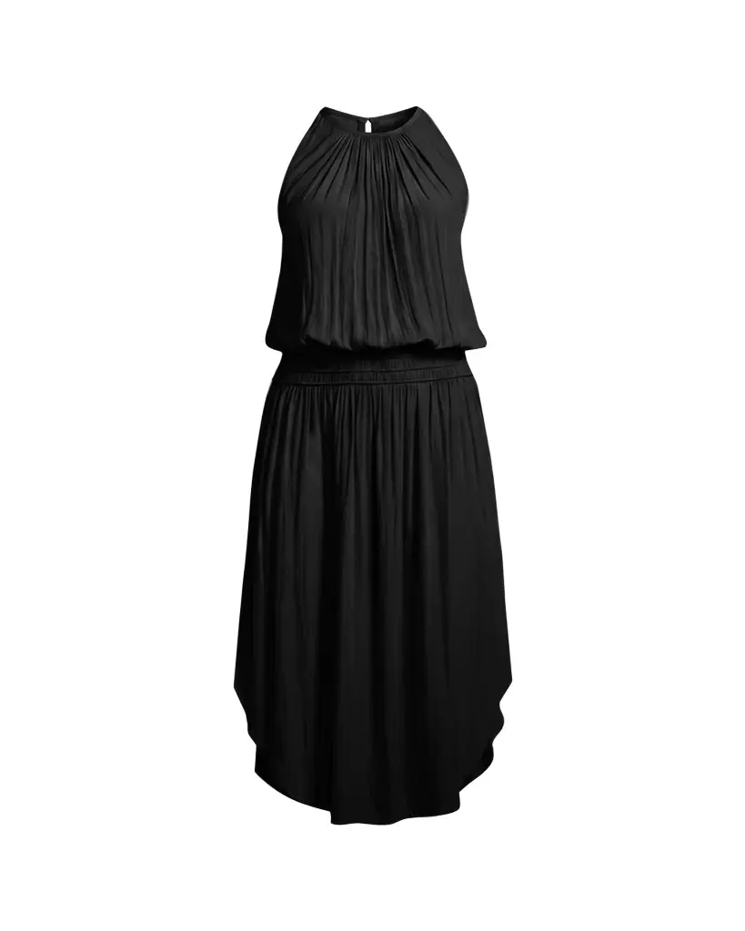 Ramy Brook Audrey Sleeveless Blouson Midi Dress