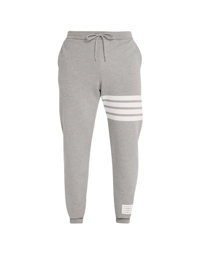 Thom Browne Men's Classic Drawstring Sweatpants with Stripe Detail