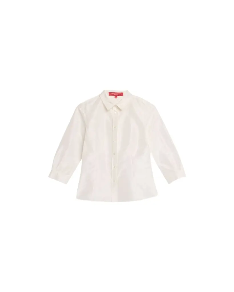 Carolina Herrera Taffeta Button-Front Shirt