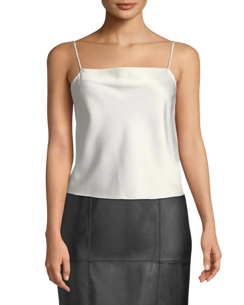 ALICE + OLIVIA Harmon Drapey Slip Tank