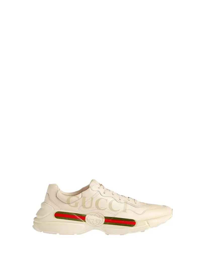 Gucci Men's Rhyton Retro Logo Sneakers