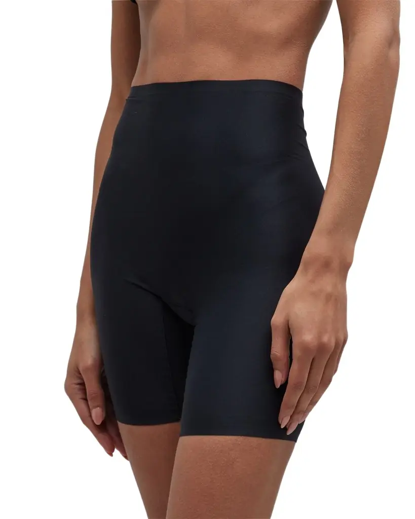 Chantelle Soft Stretch High-Rise Mid-Thigh Shaping Shorts - Women's Lingerie
