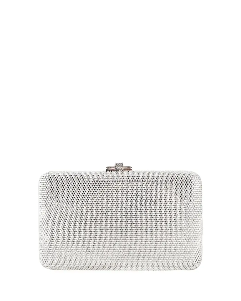 Judith Leiber Couture Slim Slide Crystal Evening Clutch Bag