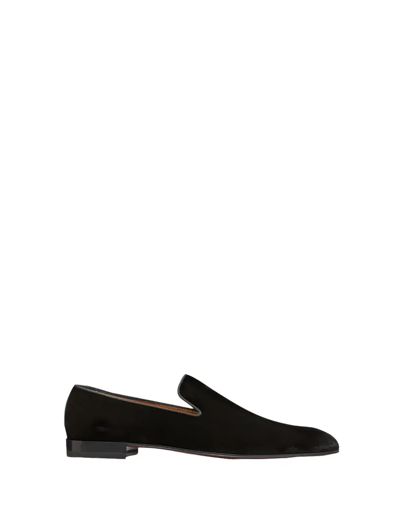 Christian Louboutin Men's Dandelion Velvet Loafers