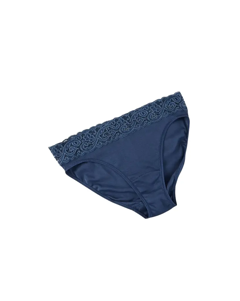 Hanro Moments High-Cut Lace-Trim Briefs