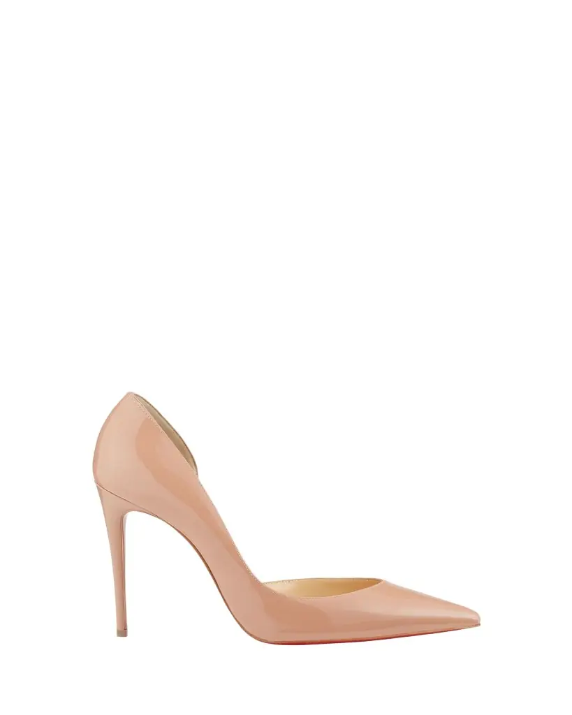 Christian Louboutin 100mm Iriza Patent Open-Side Pumps