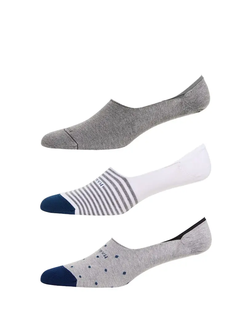 Marcoliani Men's 3-Pack Invisible Socks