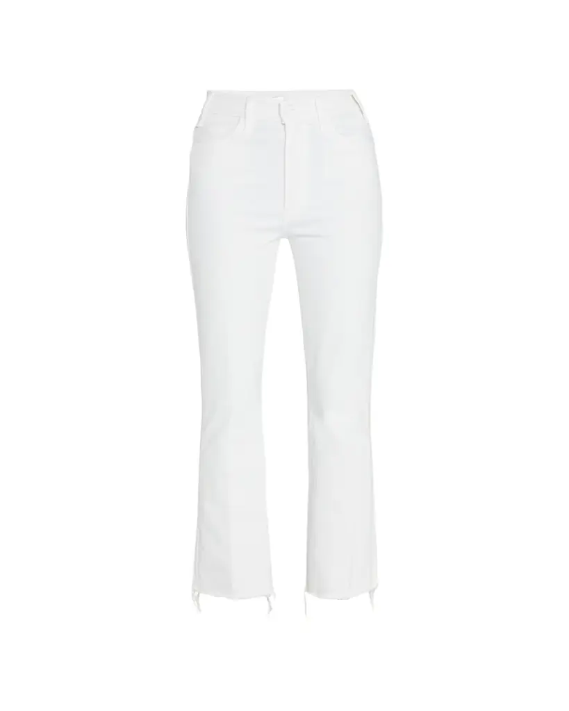 MOTHER The Hustler Ankle Fray Jeans