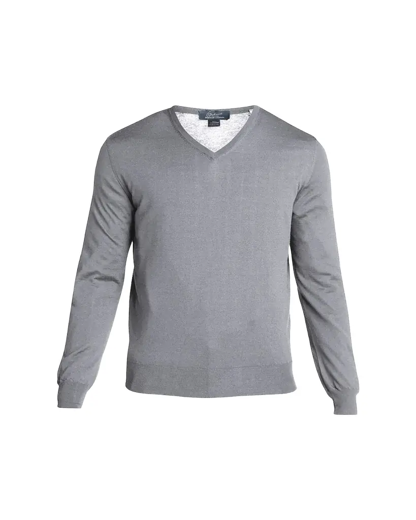 Bergdorf Goodman Men's Solid Cashmere V-Neck Sweater