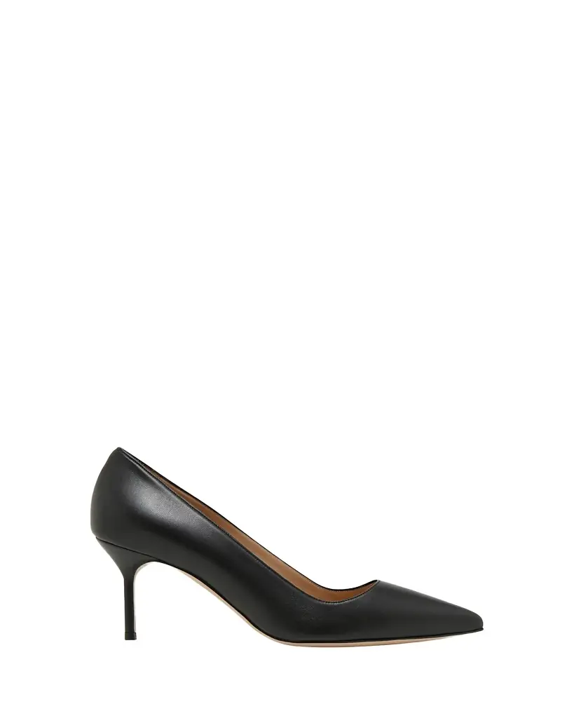 Manolo Blahnik BB 70mm Lambskin Stiletto Pumps