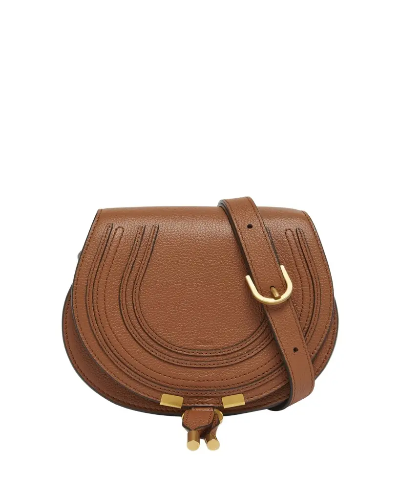 Chloe Marcie Small Crossbody Bag in Grained Calfskin