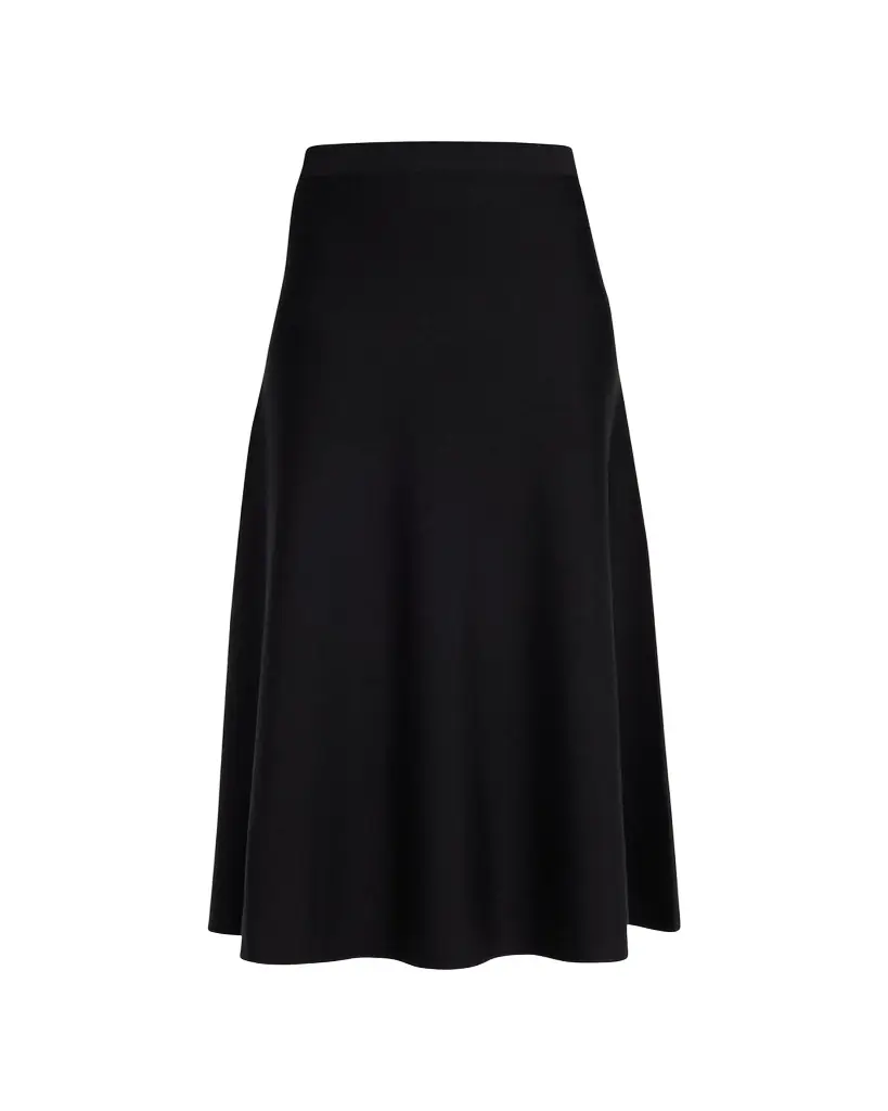 Gabriela Hearst Freddie Midi Wool-Cashmere Skirt
